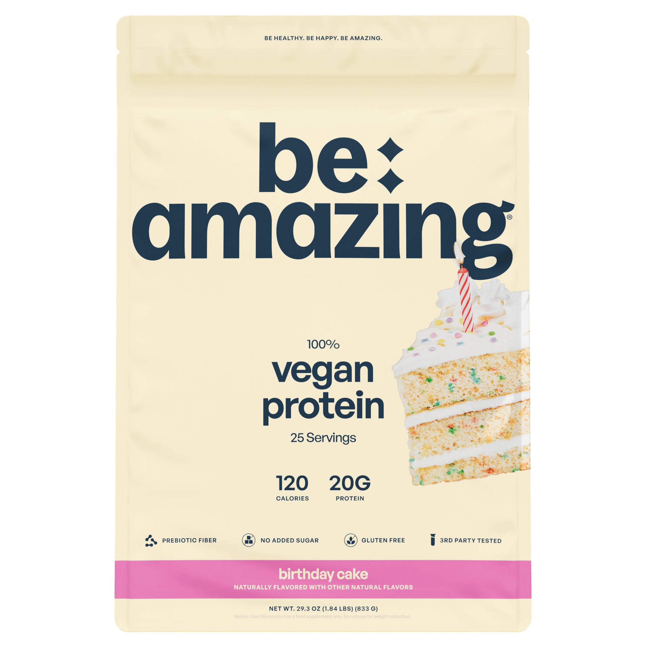 Be Amazing Vegan Protein — Micronutrient-Rich Plant Protein with Digestive Enzymes
