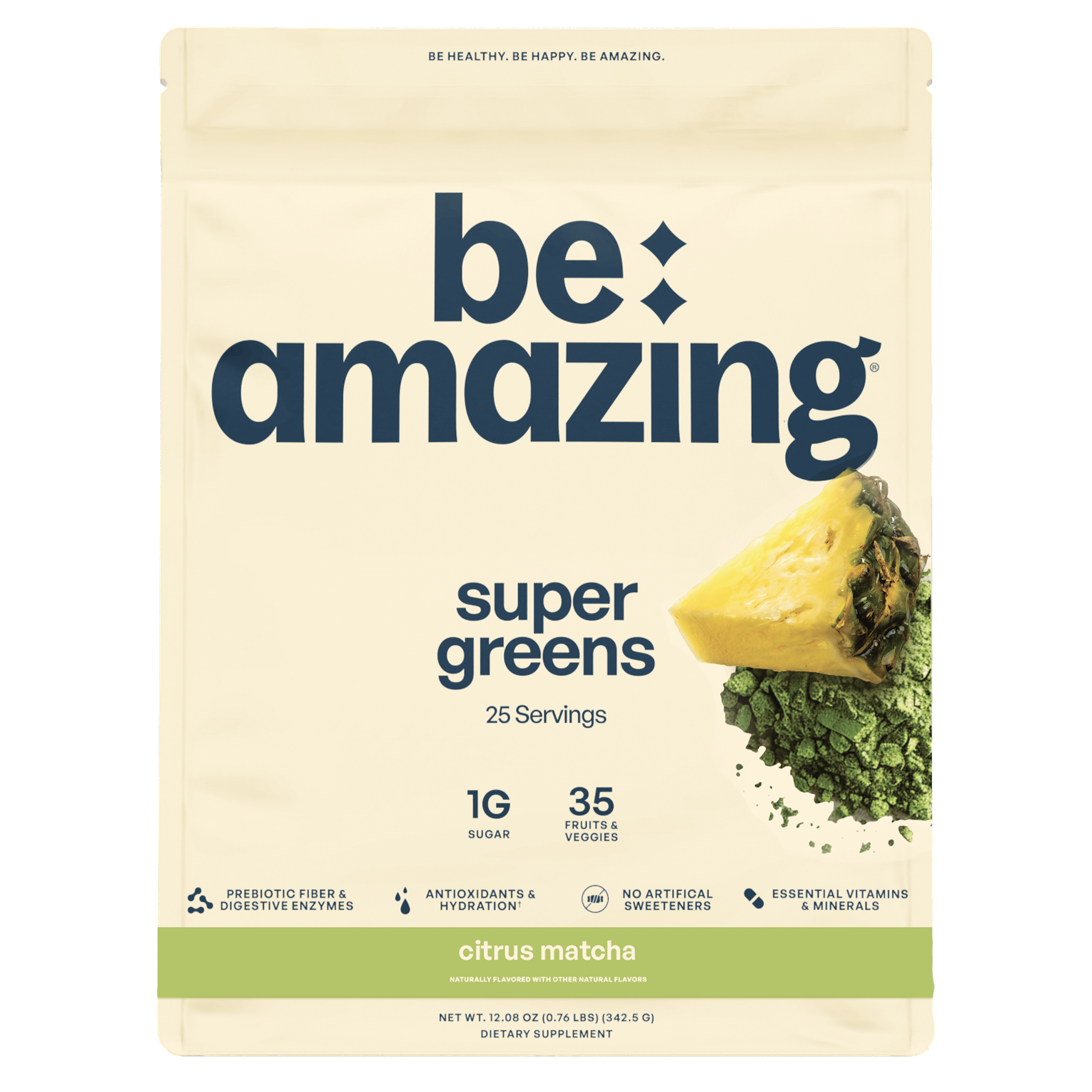 Be Amazing Super Greens — Daily Greens Powder with Superfoods