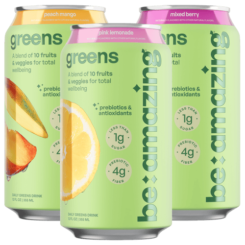 Be Amazing Daily Greens Drink — RTD Greens Can with 10 Organic Fruits & Veggies