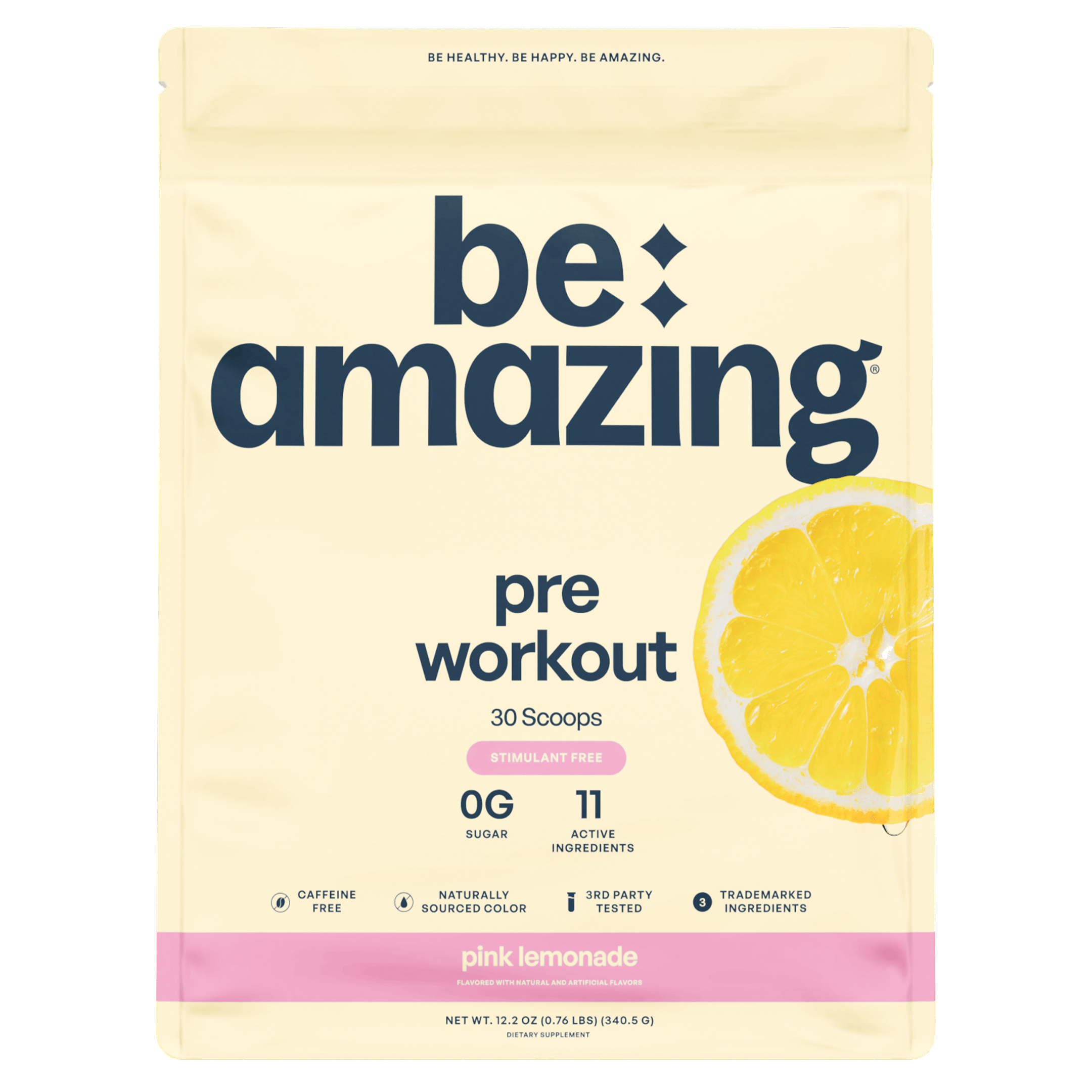 Be Amazing Pre Workout — Energy, Focus & Performance Formula