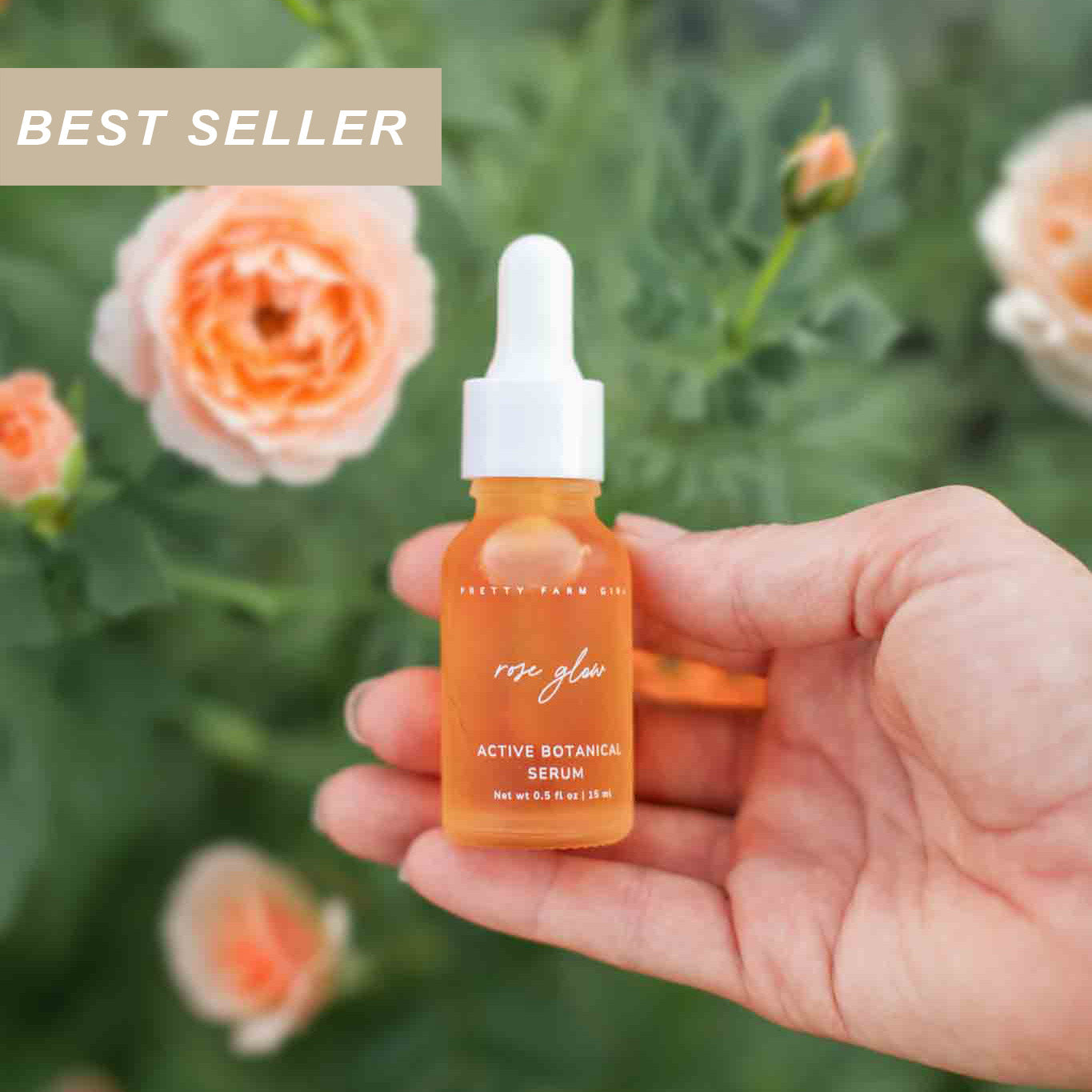 Rose Glow Anti-Aging Face Serum – 100% Organic Botanical Oil Blend