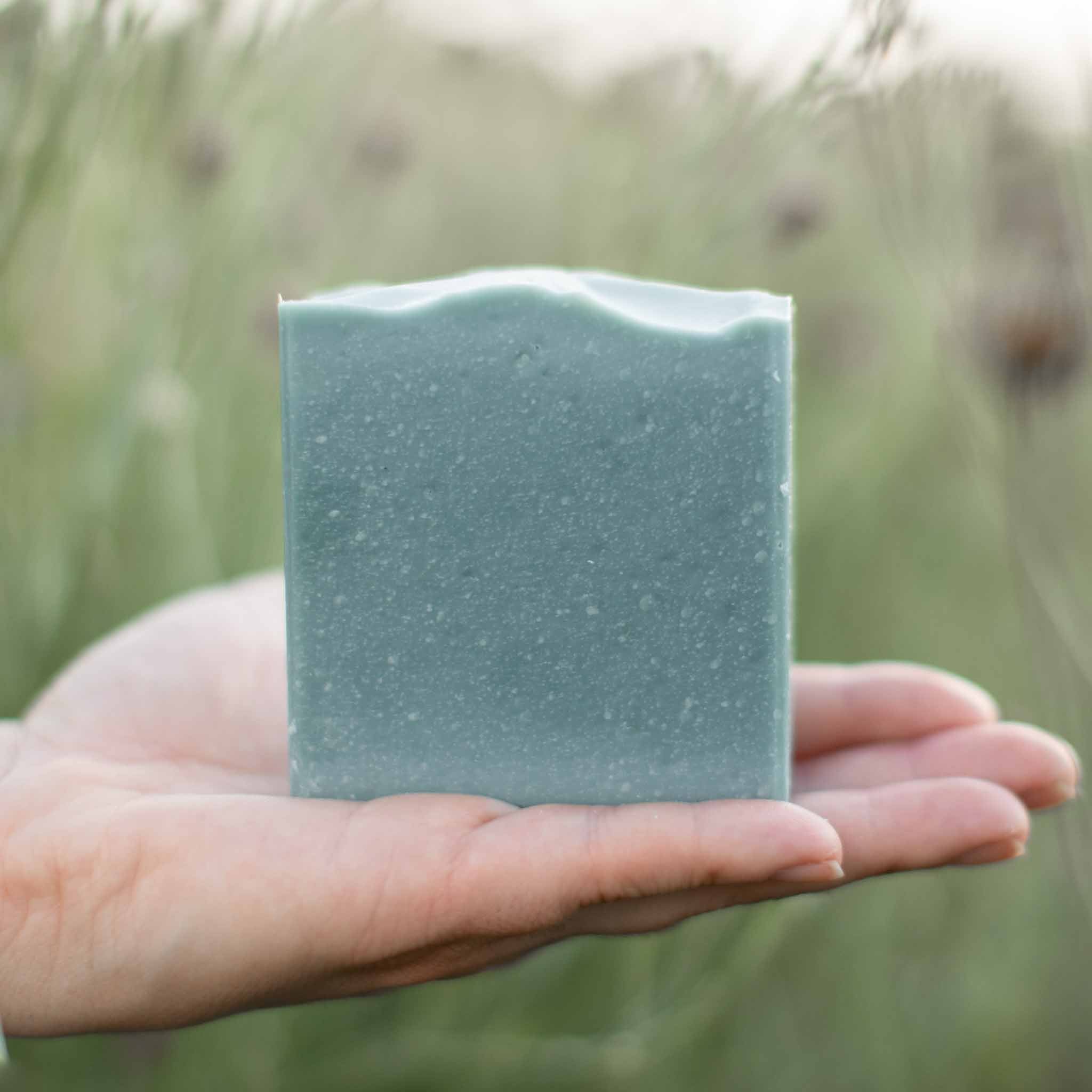 Blue Beauty Cream Facial Bar – Blue Tansy Tallow & Goat Milk Cleansing Bar