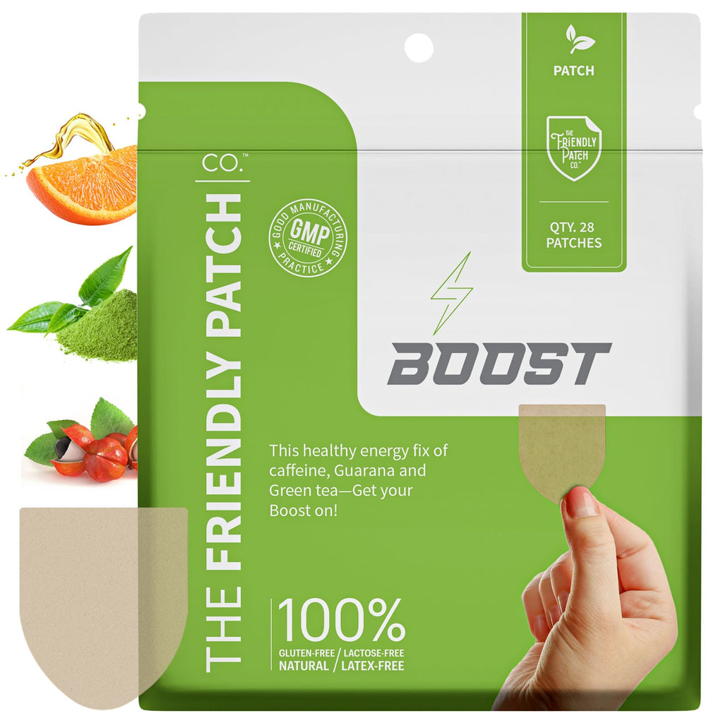 Boost Energy Patches: B12 & Guarana Transdermal Energy - 28 Pack