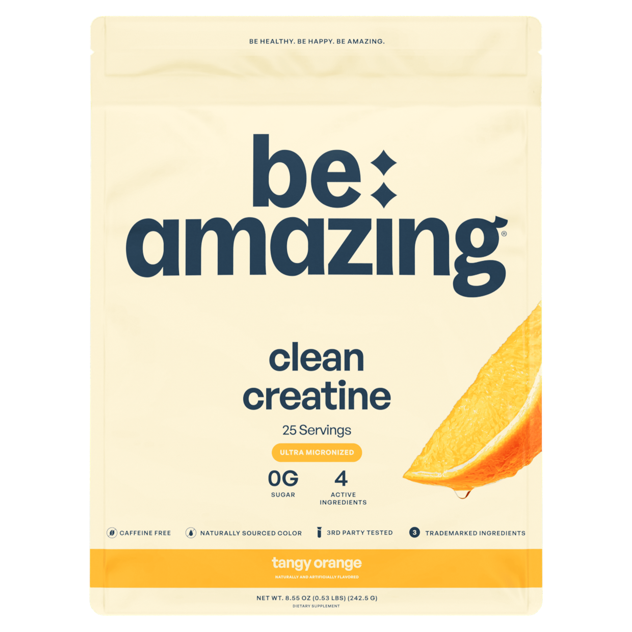 Be Amazing Clean Creatine — Pure Creatine Monohydrate for Strength & Recovery