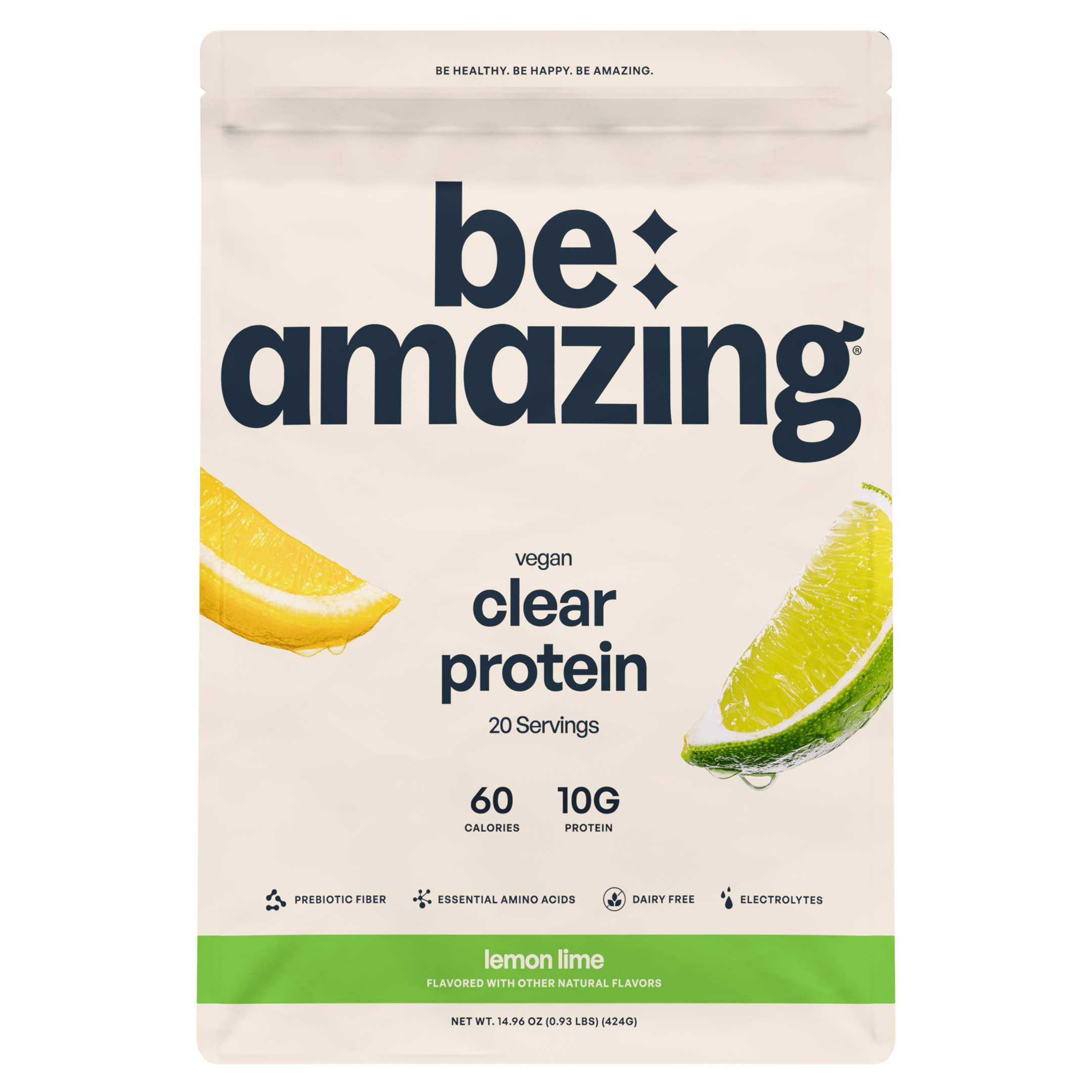 Be Amazing Clear Vegan Protein — Refreshing Plant-Based Protein