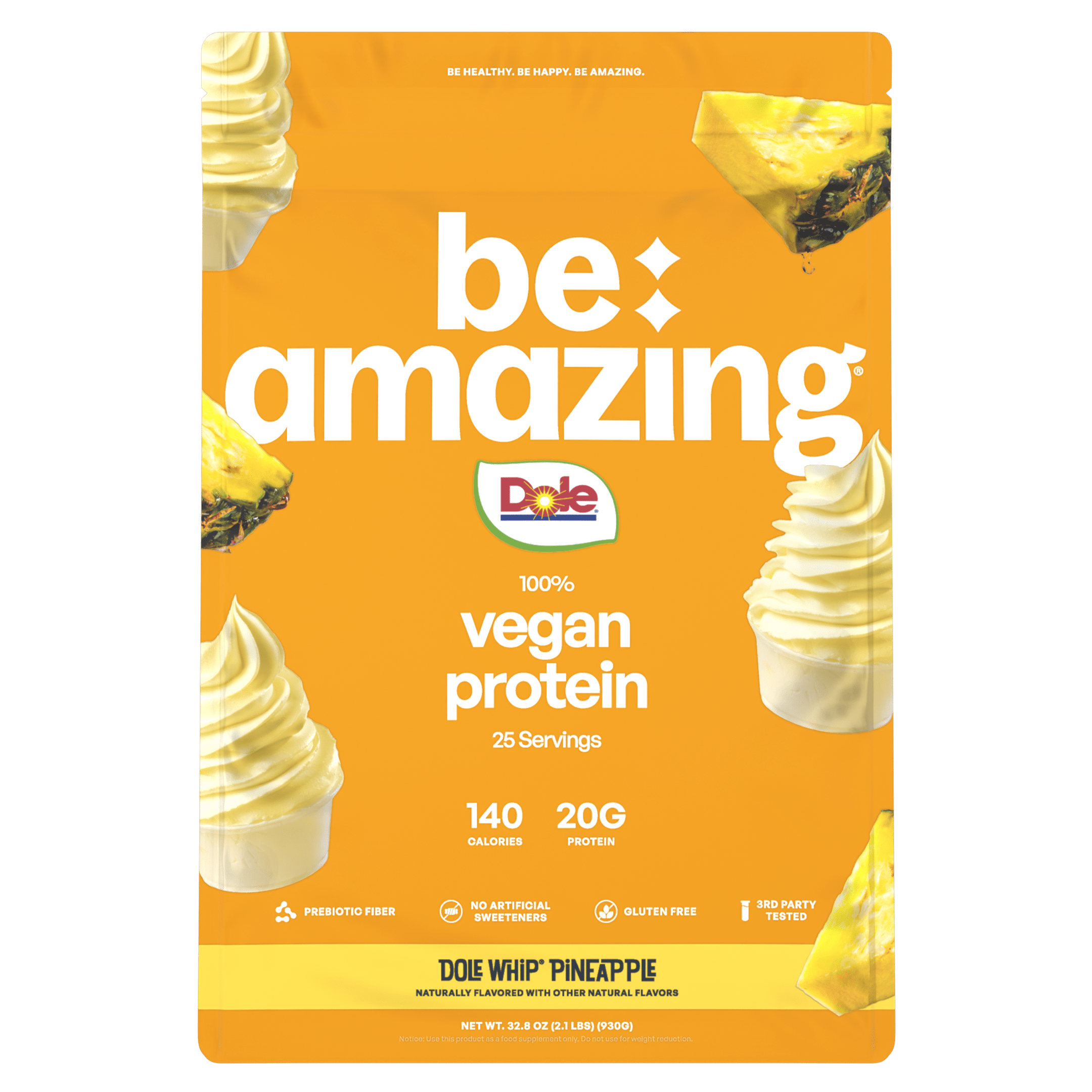 Be Amazing Vegan Protein — Micronutrient-Rich Plant Protein with Digestive Enzymes