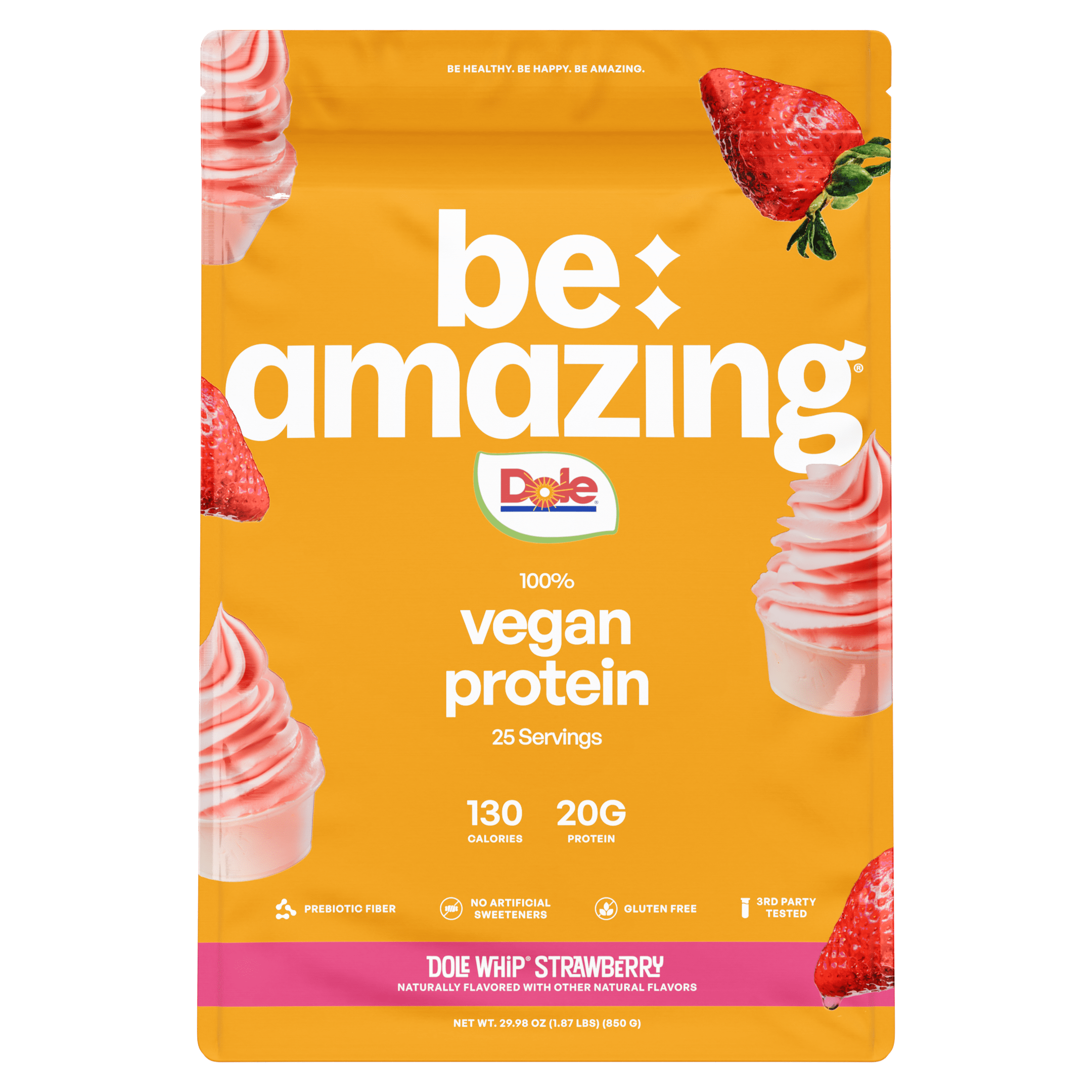 Be Amazing Vegan Protein — Micronutrient-Rich Plant Protein with Digestive Enzymes