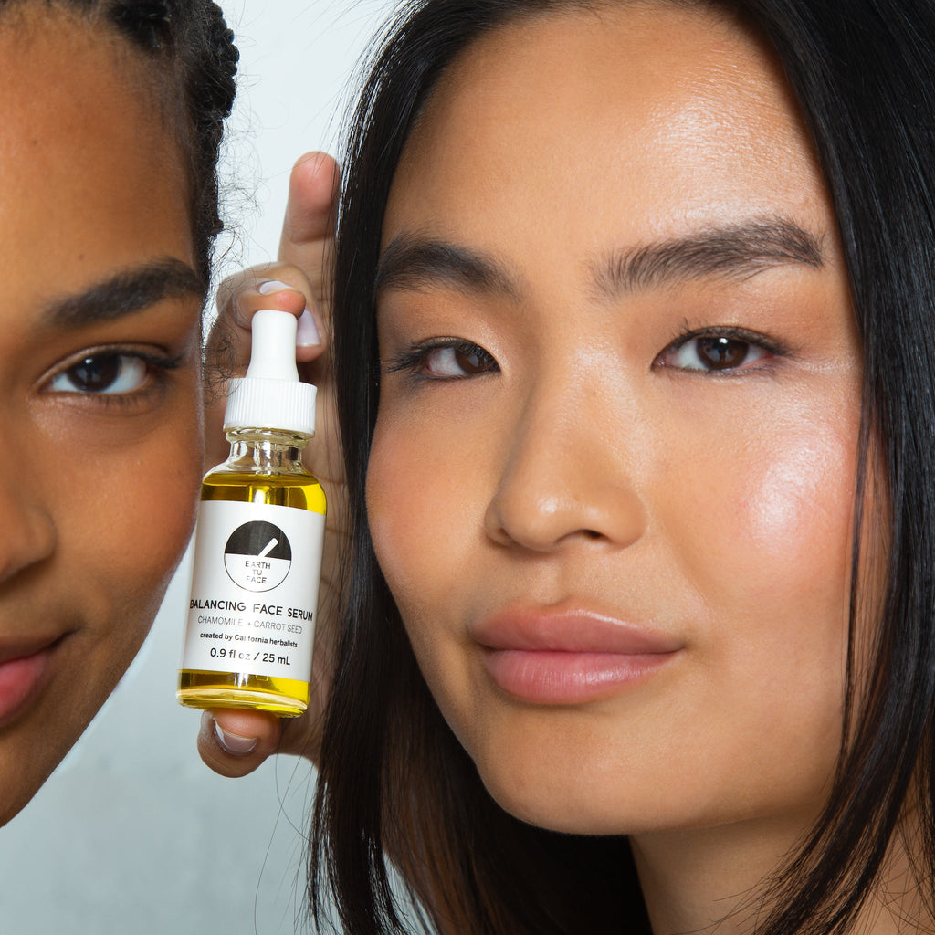 Blue Chamomile & Carrot Seed Face Serum Oil – Organic Botanical Blend