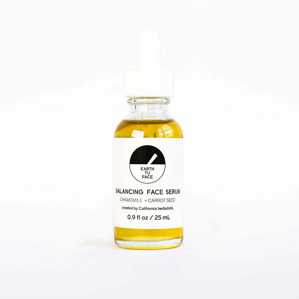 Blue Chamomile & Carrot Seed Face Serum Oil – Organic Botanical Blend