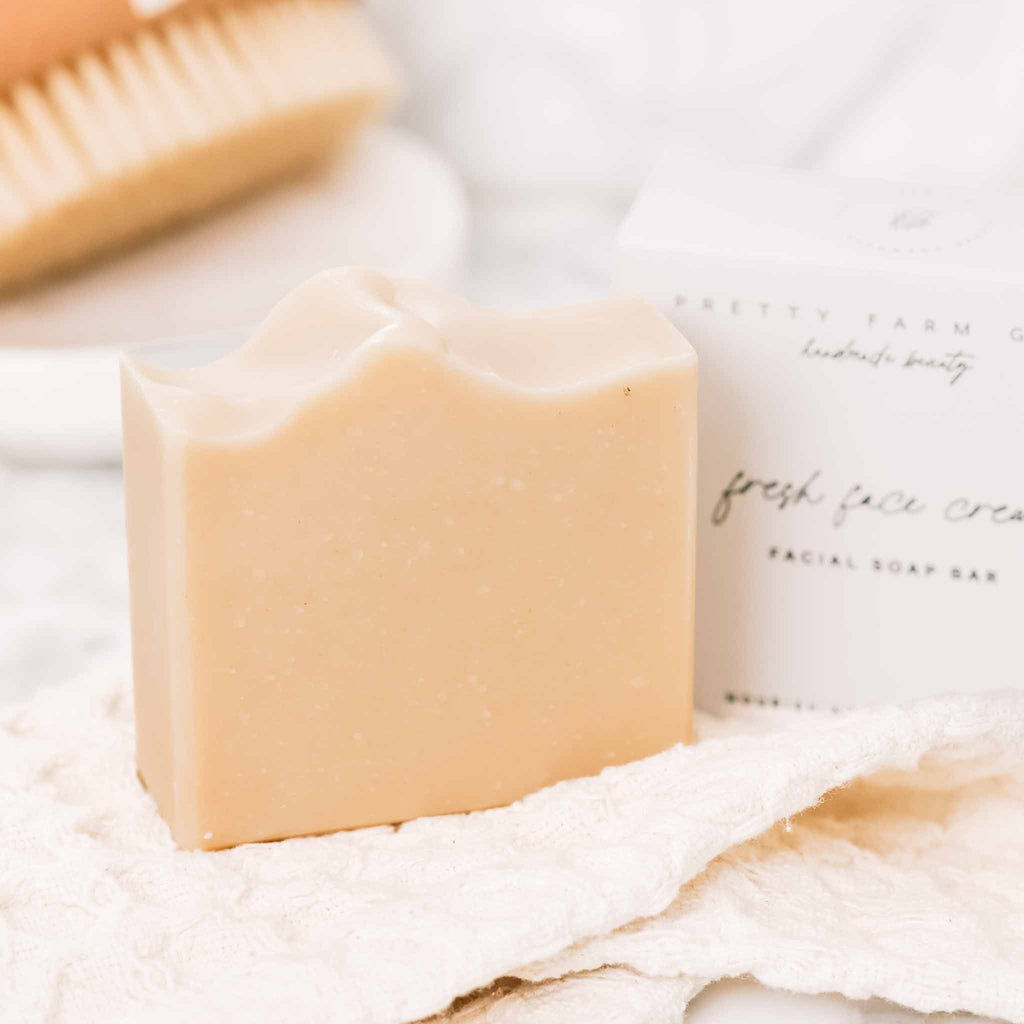 Fresh Face Cream Facial Bar – Tallow & Goat Milk Cleansing Bar