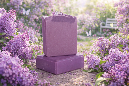 Lilac Goat Milk & Tallow Soap Bar – Fresh Spring Floral Scent