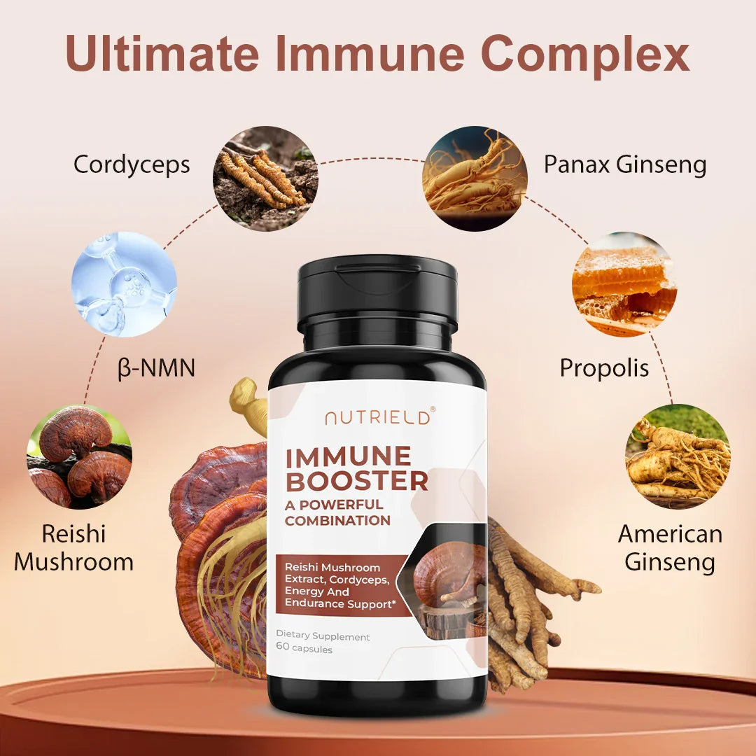 nuTRIELD IMMUNE — Botanical Complex with Medicinal Mushrooms, Adaptogens & β-NMN