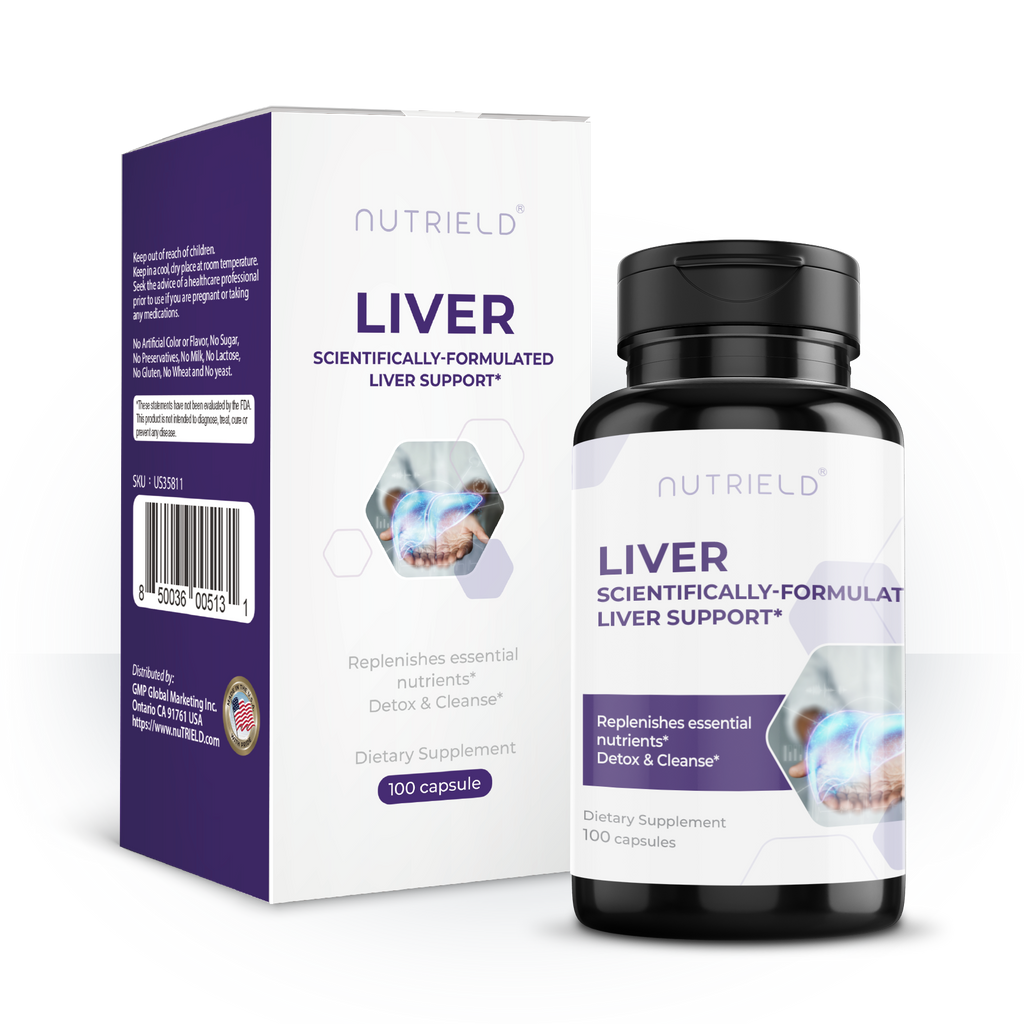 nuTRIELD LiverShield PQQ+ — Advanced Liver Wellness with NAC, Milk Thistle & PQQ