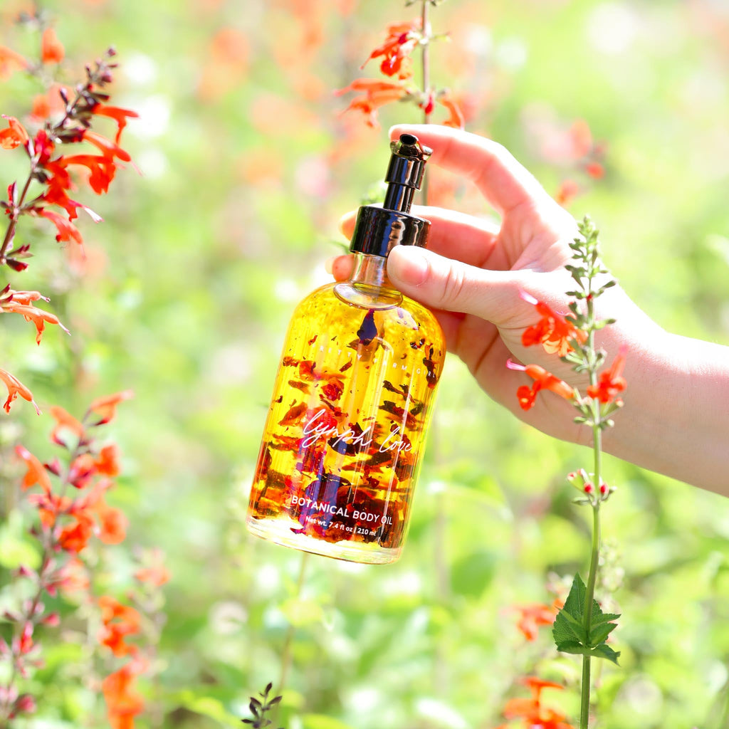 Lymph Love Natural Body Oil – Botanical Blend for Lymphatic Massage
