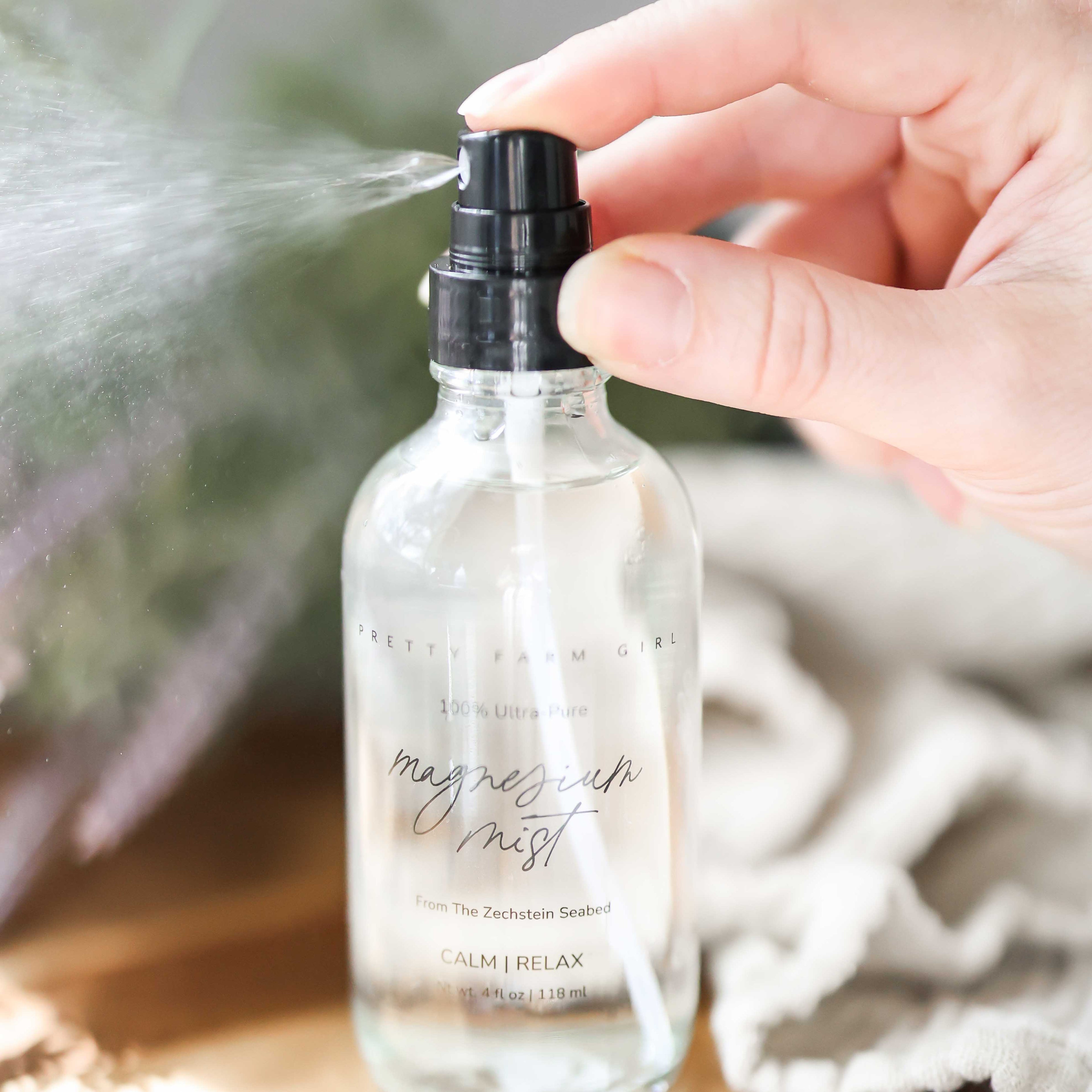 Magnesium Mist Body Spray – Transdermal Magnesium Chloride Spray