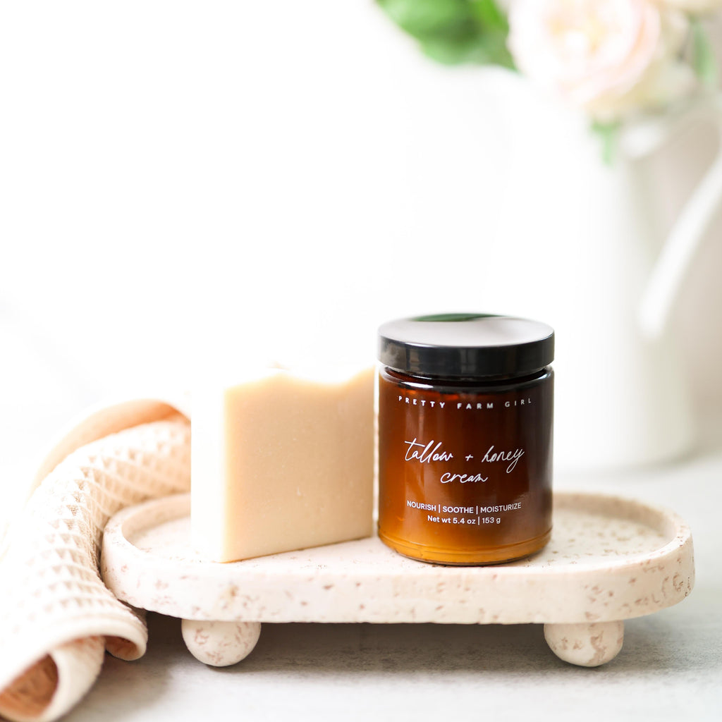Gentle Care Duo for Mom + Baby – Fragrance Free Tallow Body Butter & Soap