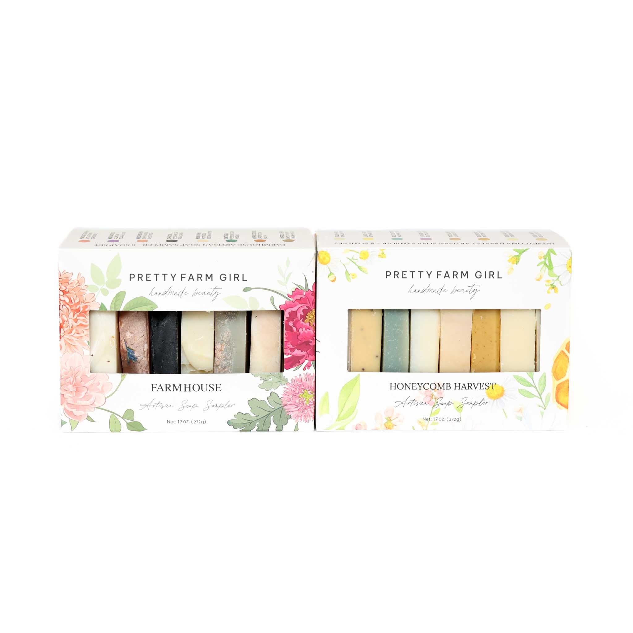 Complete Soap Sampler Set – 16 Sample-Size Tallow & Goat Milk Soap Bars