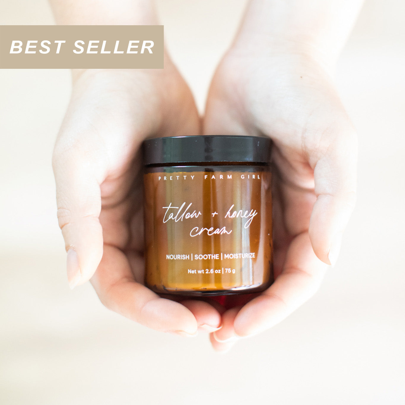 Fragrance-Free Tallow + Honey Cream – Sensitive Skin