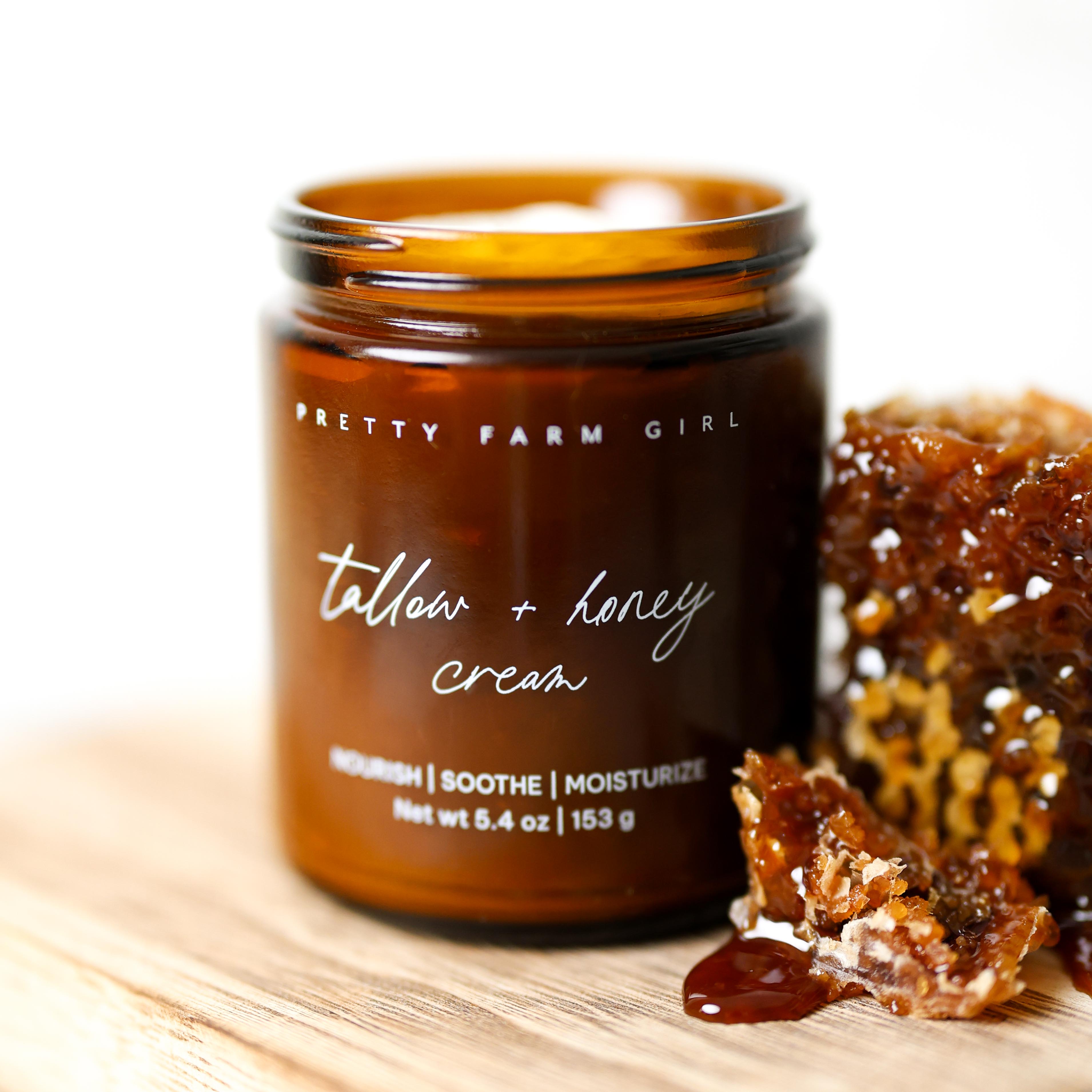 Fragrance-Free Tallow + Honey Cream – Sensitive Skin