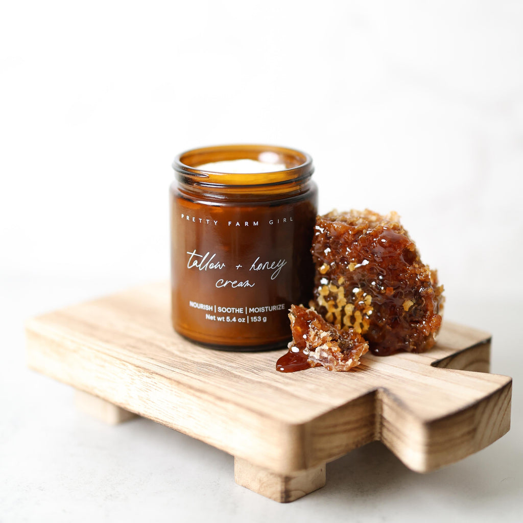 Fragrance-Free Tallow + Honey Cream – Sensitive Skin