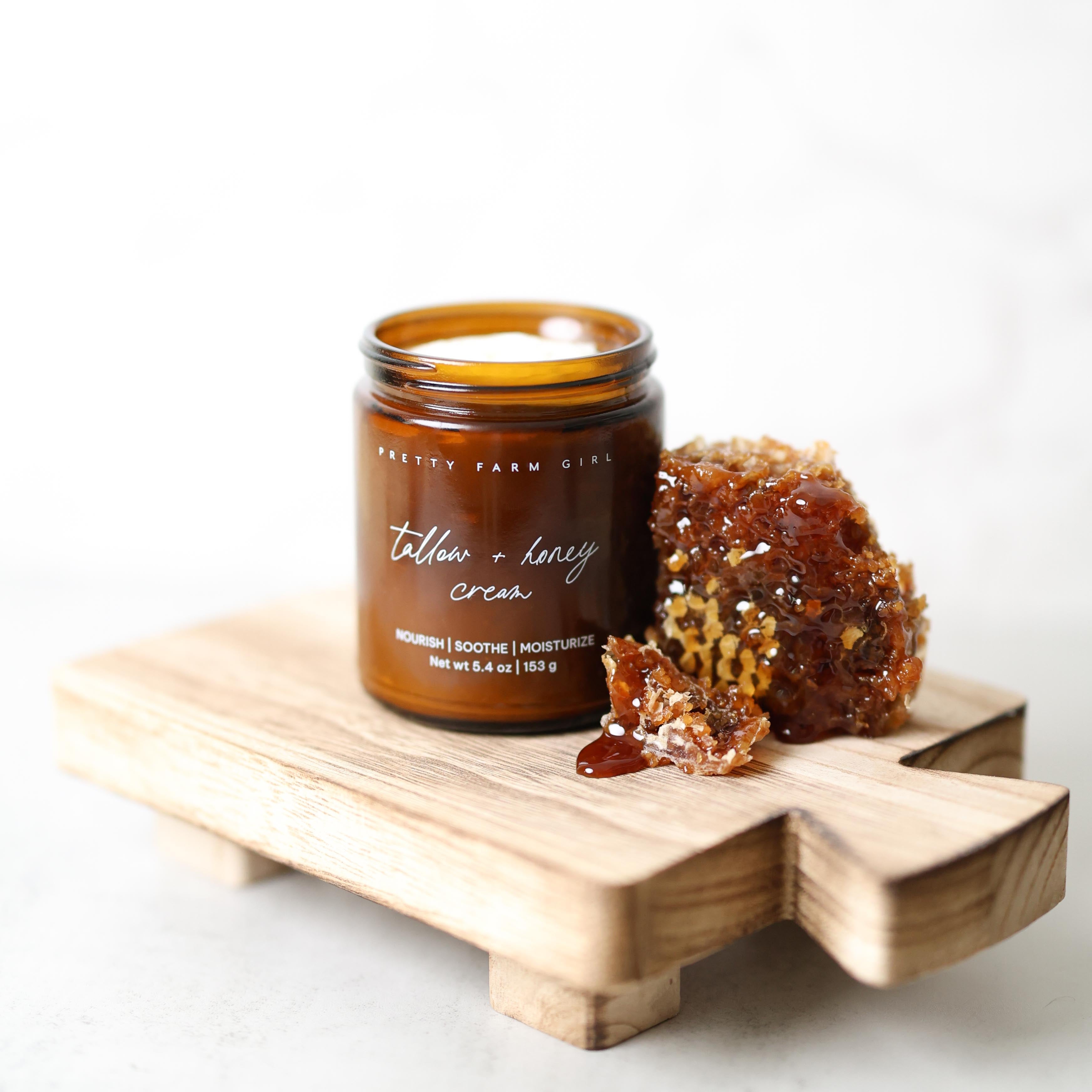 Fragrance-Free Tallow + Honey Cream – Sensitive Skin