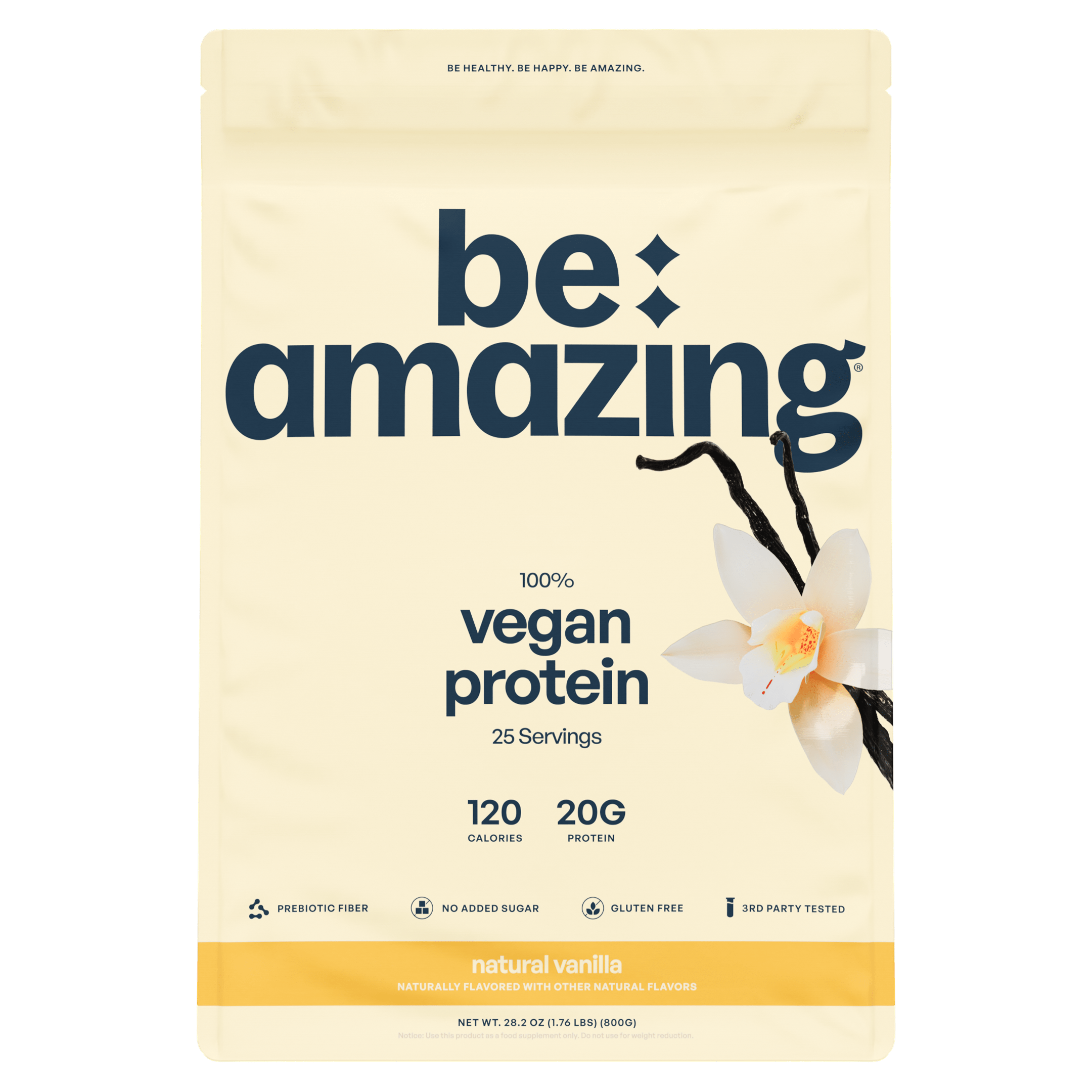 Be Amazing Vegan Protein — Micronutrient-Rich Plant Protein with Digestive Enzymes