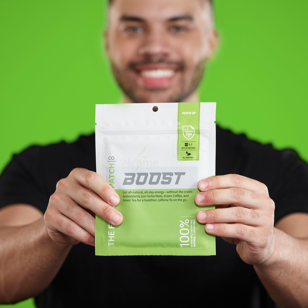 Boost Energy Patches: B12 & Guarana Transdermal Energy - 28 Pack