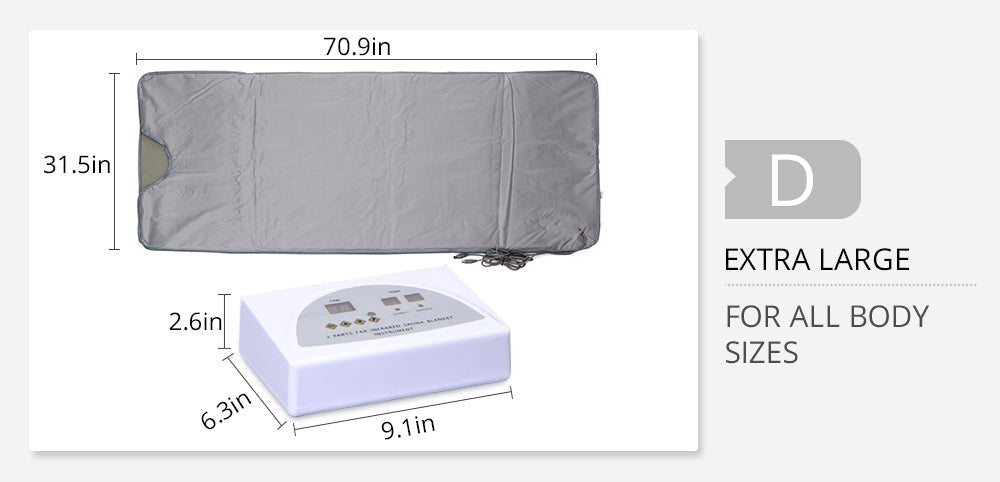 Drip Sweat Portable Far-Infrared Sauna Blanket for Detox & Recovery