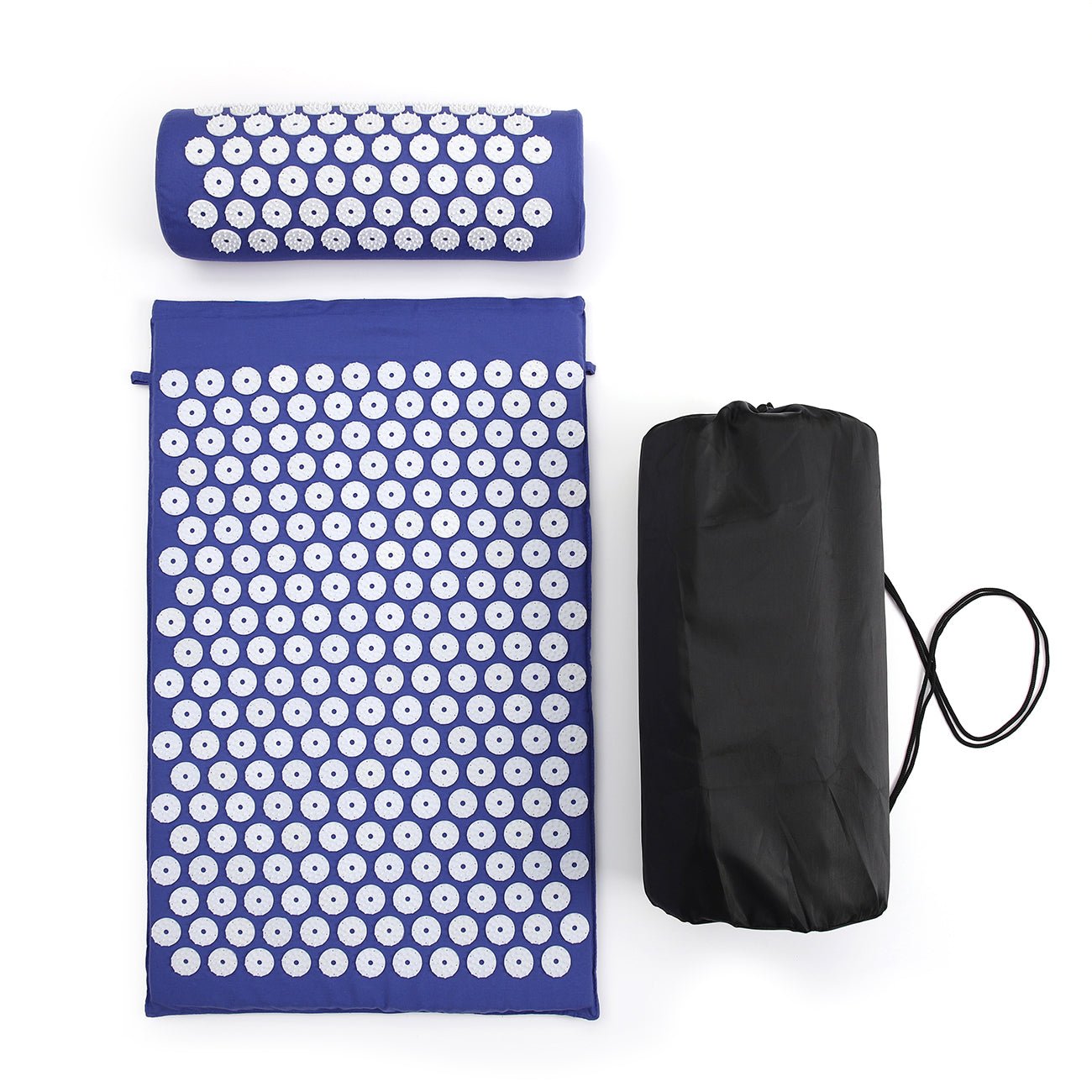 Drip Sweat Therapeutic Acupressure Mat Set with Pillow