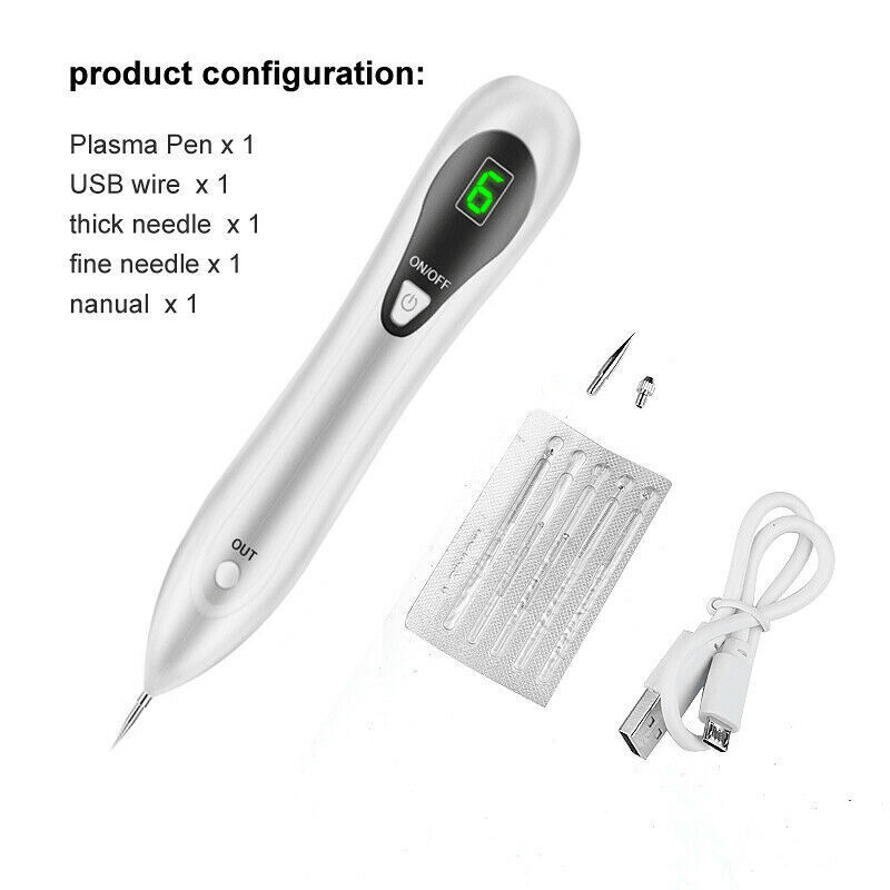 Electric Laser Plasma Pen — Mole, Wart & Dark Spot Removal Device