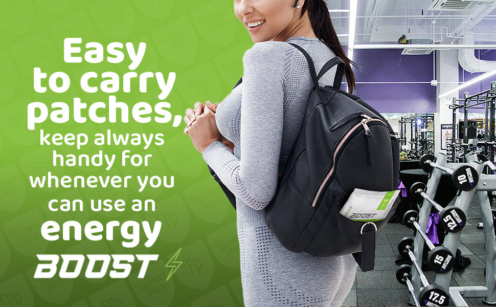 Boost Energy Patches: B12 & Guarana Transdermal Energy - 28 Pack