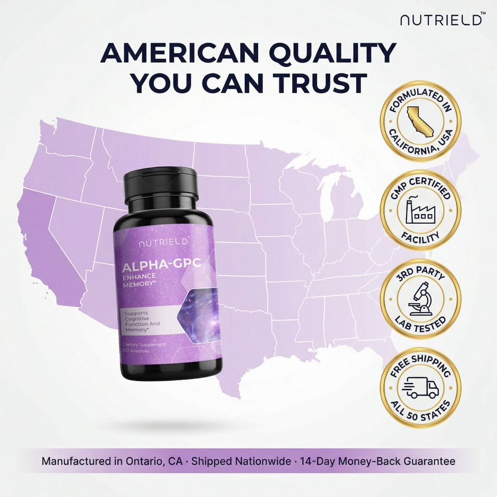 nuTRIELD Alpha-GPC — Premium Cognitive Formula with Phosphatidylserine & β-NMN