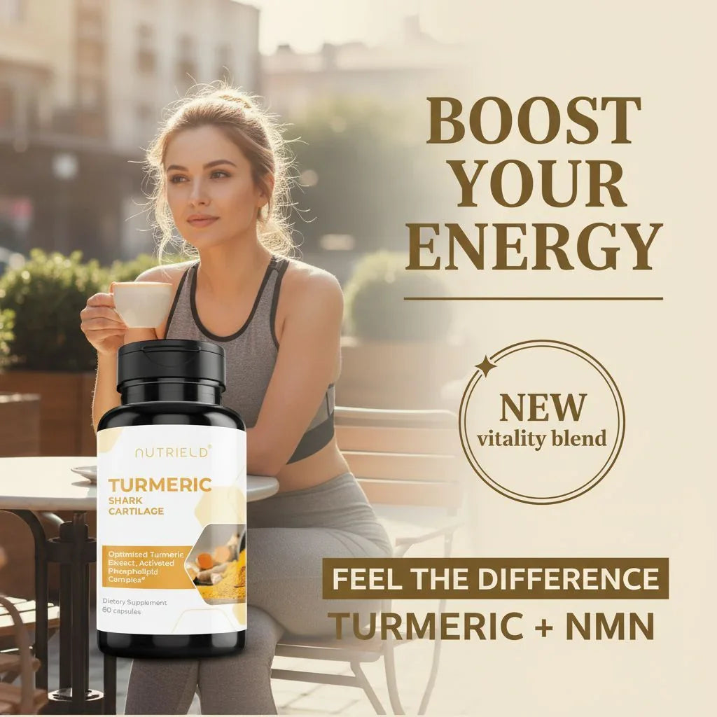 nuTRIELD Turmeric Advanced 3-in-1 — Turmeric Extract + β-NMN + Fermented Ginger
