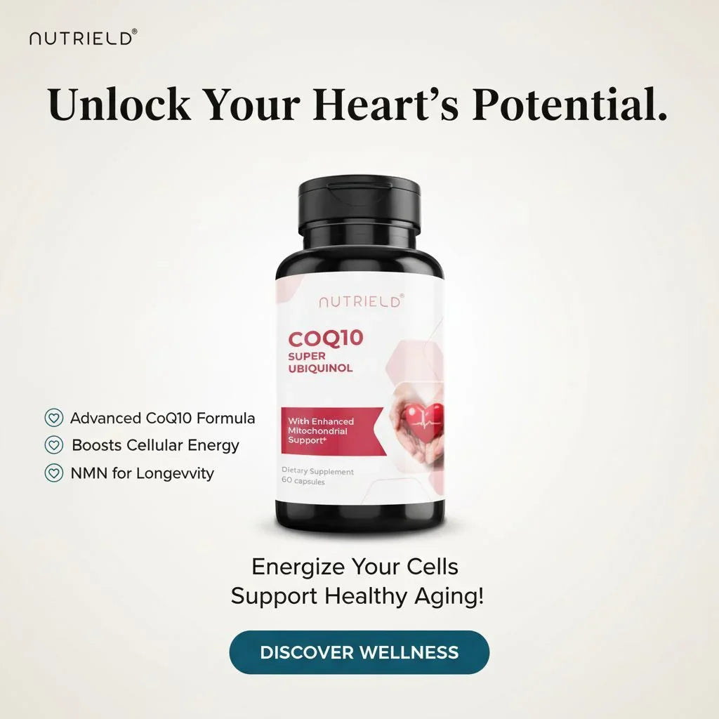 nuTRIELD CoQ10 Botanical Blend — Coenzyme Q10 with Hawthorn & β-NMN