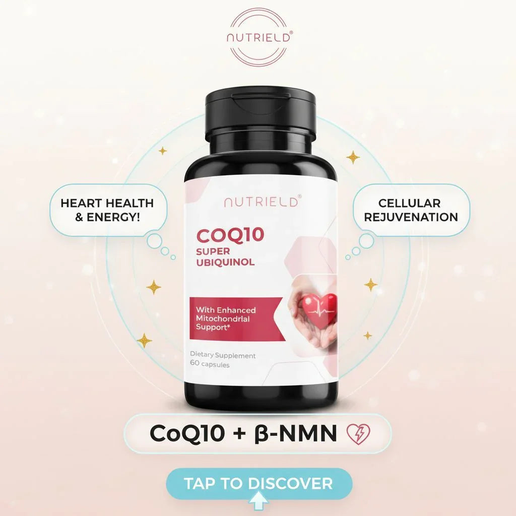 nuTRIELD CoQ10 Botanical Blend — Coenzyme Q10 with Hawthorn & β-NMN