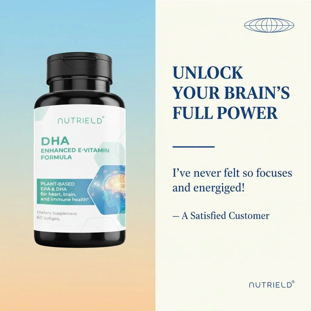 nuTRIELD DHA/EPA Omega-3 — Wild Deep-Sea Fish Oil with Antioxidant Complex