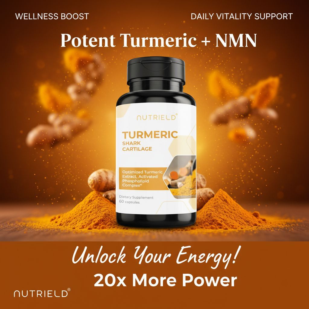 nuTRIELD Turmeric Advanced 3-in-1 — Turmeric Extract + β-NMN + Fermented Ginger