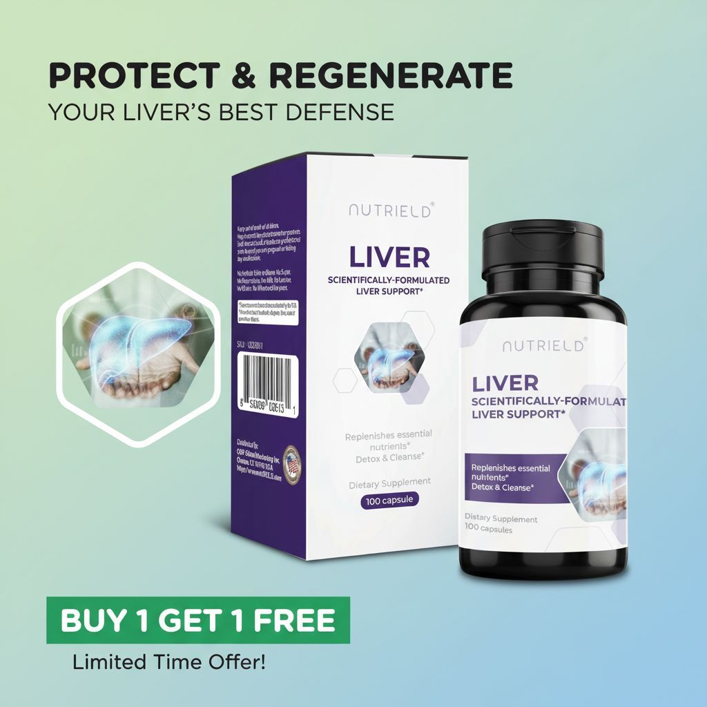 nuTRIELD LiverShield PQQ+ — Advanced Liver Wellness with NAC, Milk Thistle & PQQ