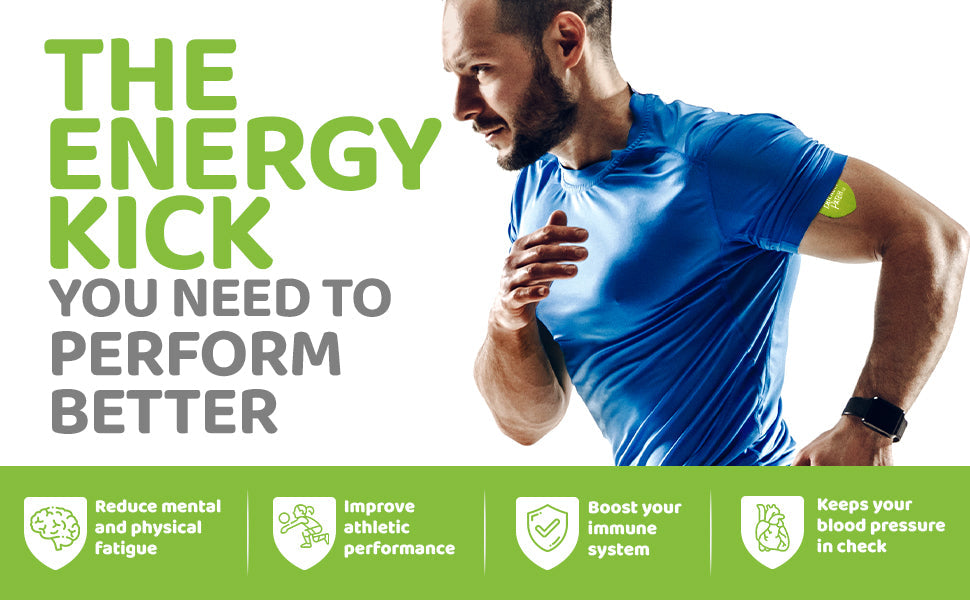 Boost Energy Patches: B12 & Guarana Transdermal Energy - 28 Pack