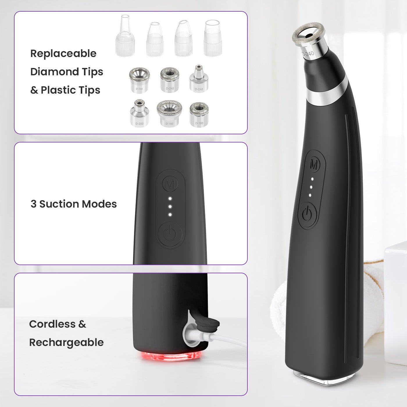 Shape Tactics 12-Tip Portable Diamond Microdermabrasion Kit