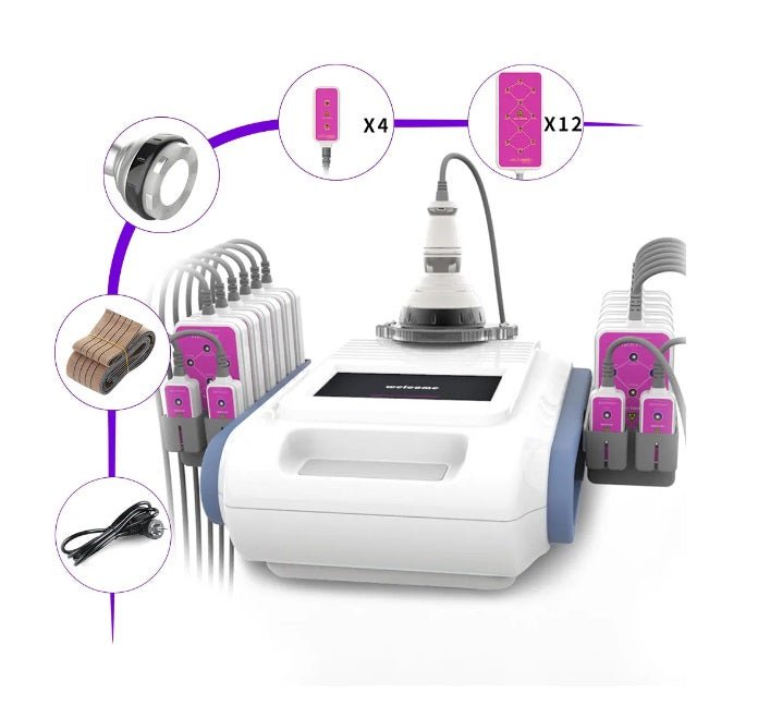 Shape Tactics 160mW LED Laser Lipo & Unoisetion Cavitation 3D SMART RF System