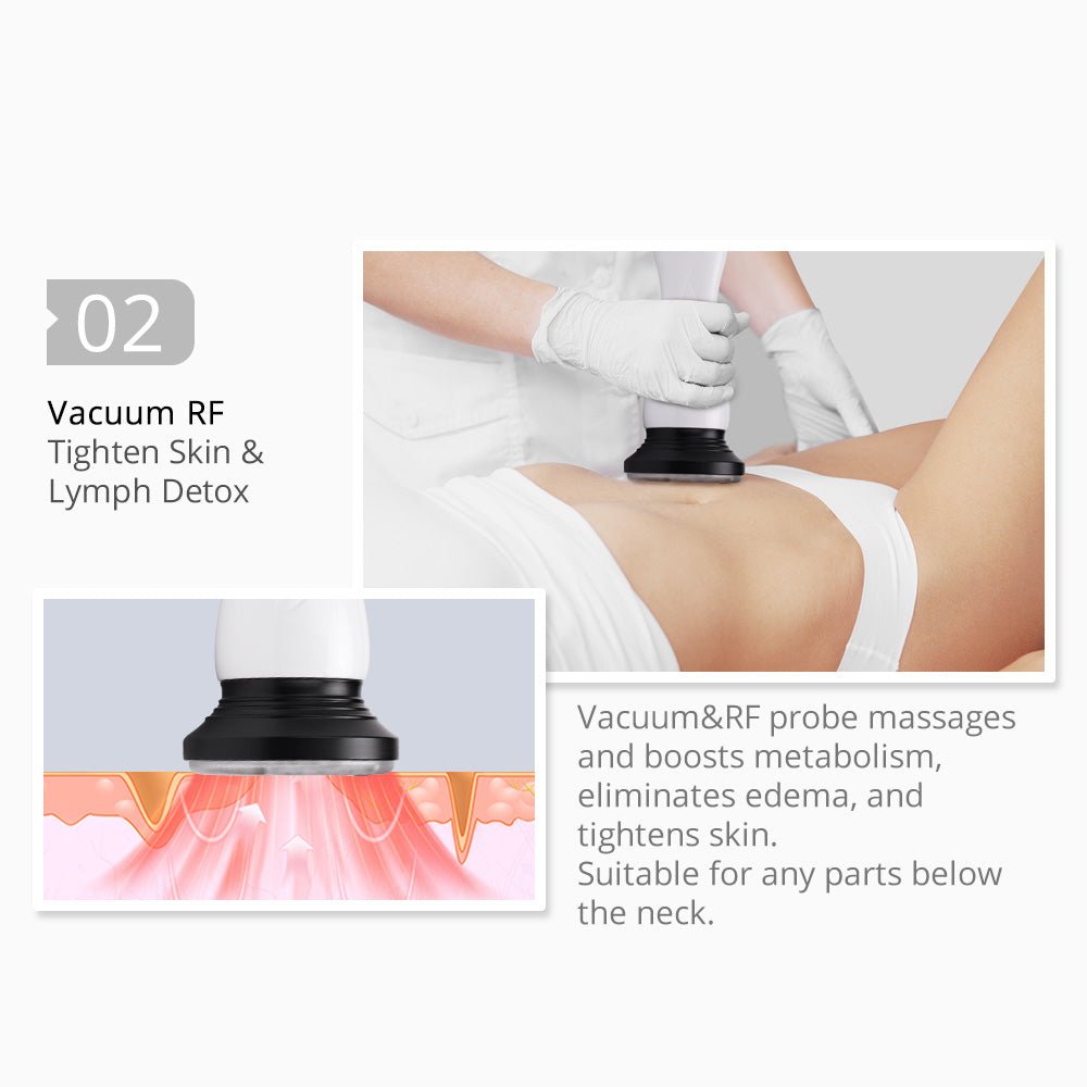 Shape Tactics 360° 3D Rotating RF Cavitation & Vacuum Body Contouring System