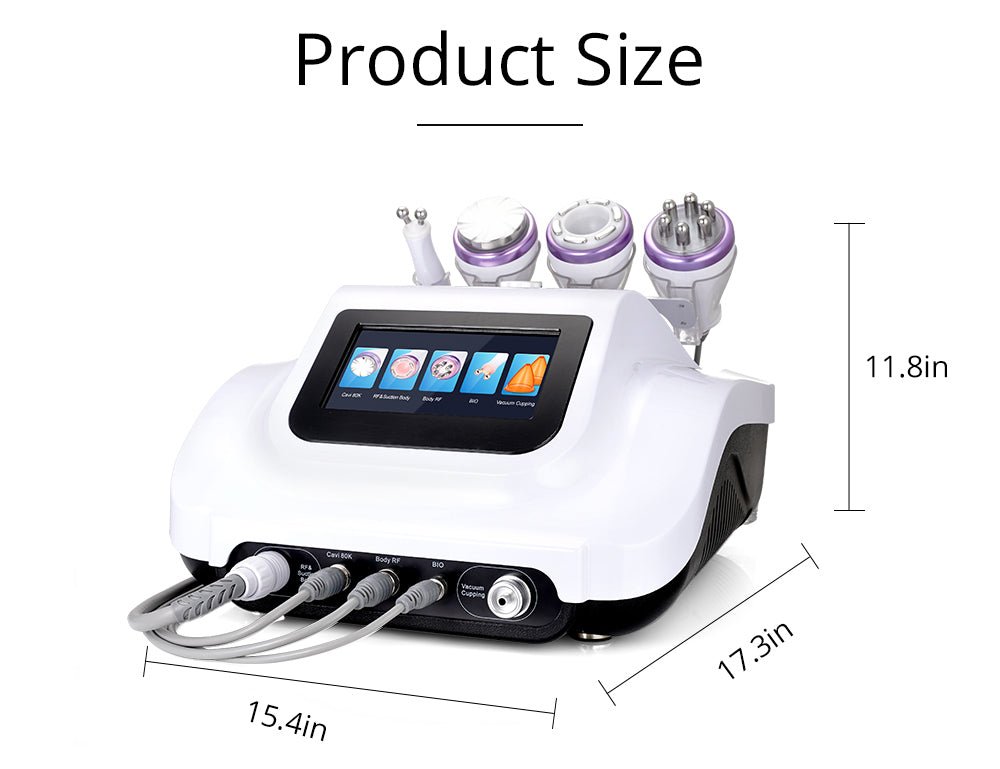 Shape Tactics 5-in-1 80K Cavitation Multi-Polar RF & LED Laser Lipo Body Contouring System