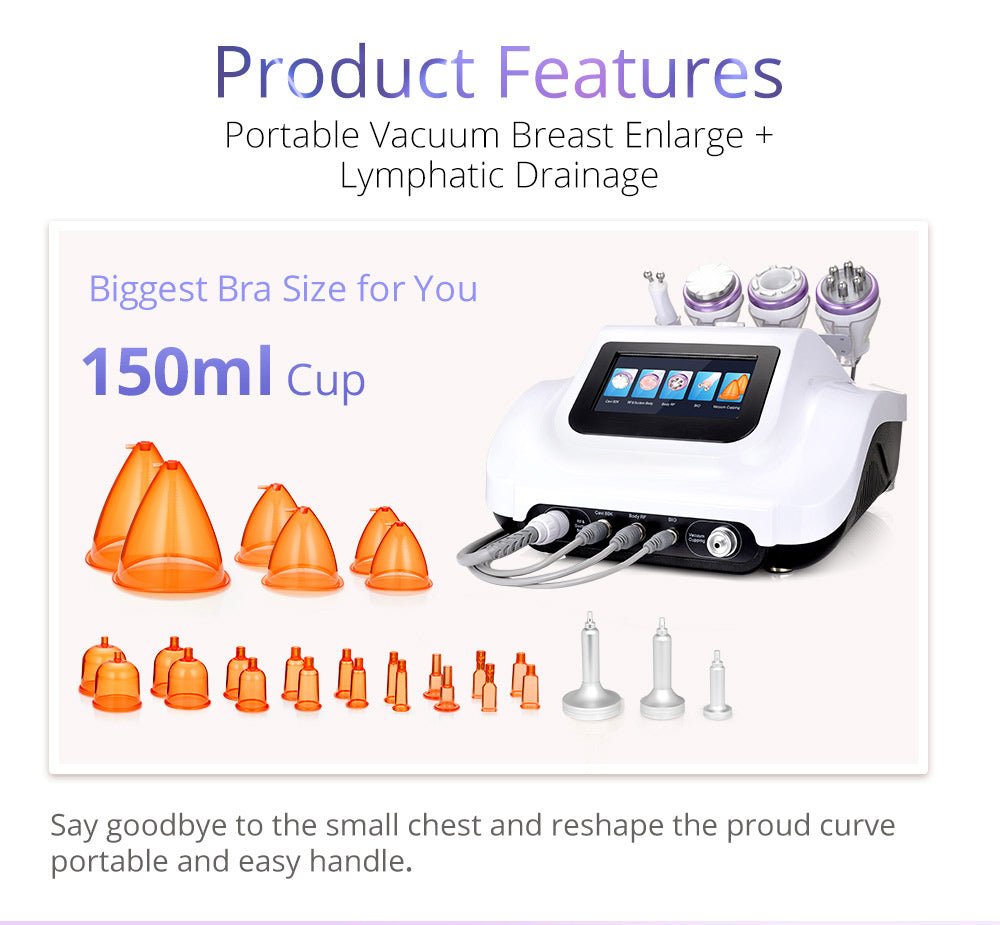 Shape Tactics 5-in-1 80K Cavitation Multi-Polar RF & LED Laser Lipo Body Contouring System