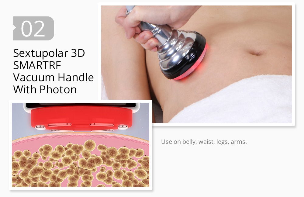 Shape Tactics 5-in-1 Unoisetion Cavitation 2.0 & 3D SMART RF Body Contouring System