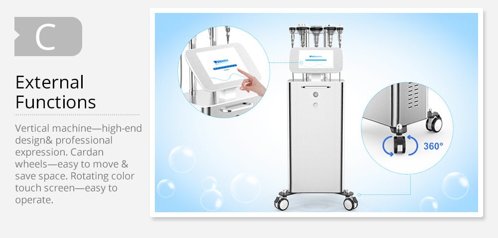 Shape Tactics 5-in-1 Unoisetion Cavitation 2.0 & 3D SMART RF Body Contouring System