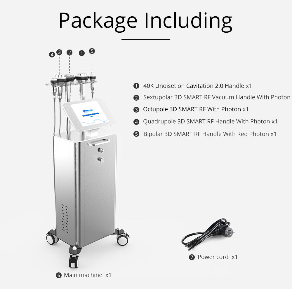 Shape Tactics 5-in-1 Unoisetion Cavitation 2.0 & 3D SMART RF Body Contouring System