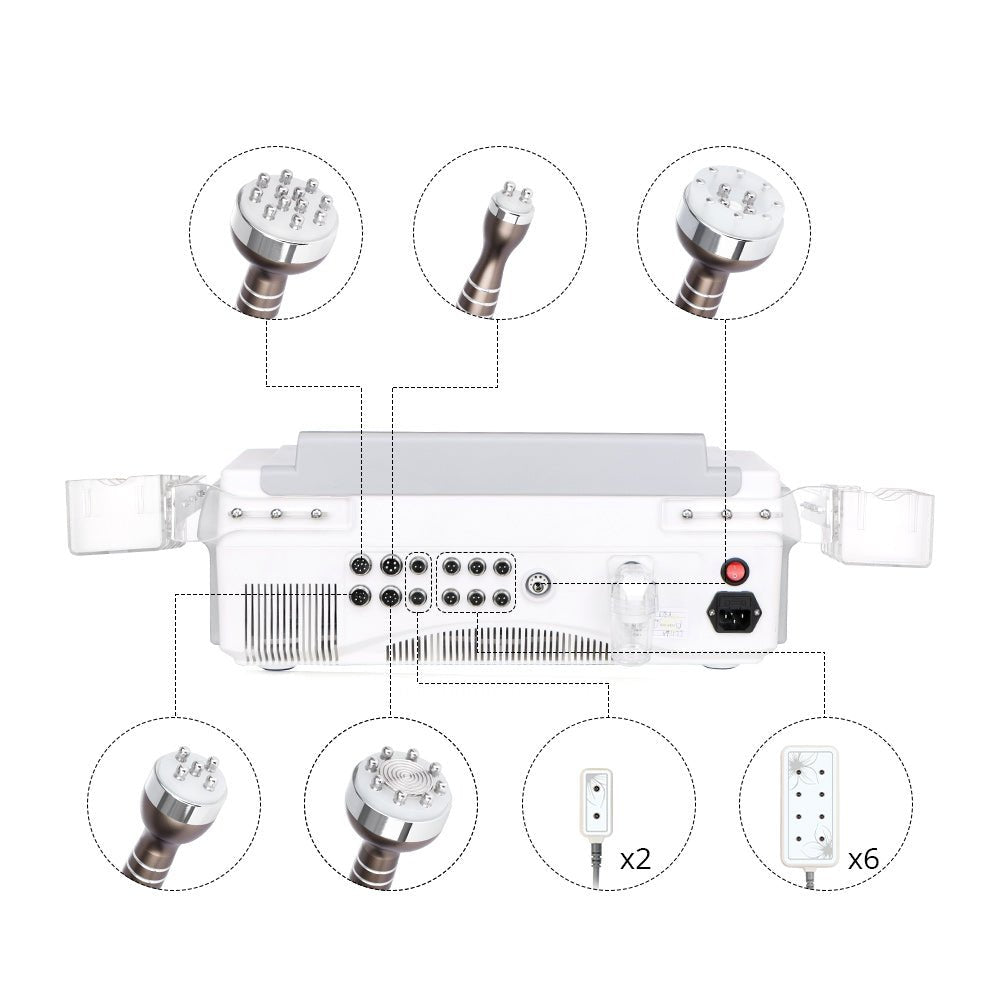 Shape Tactics 6-in-1 Cavitation RF & LED Laser Lipo Body Contouring System