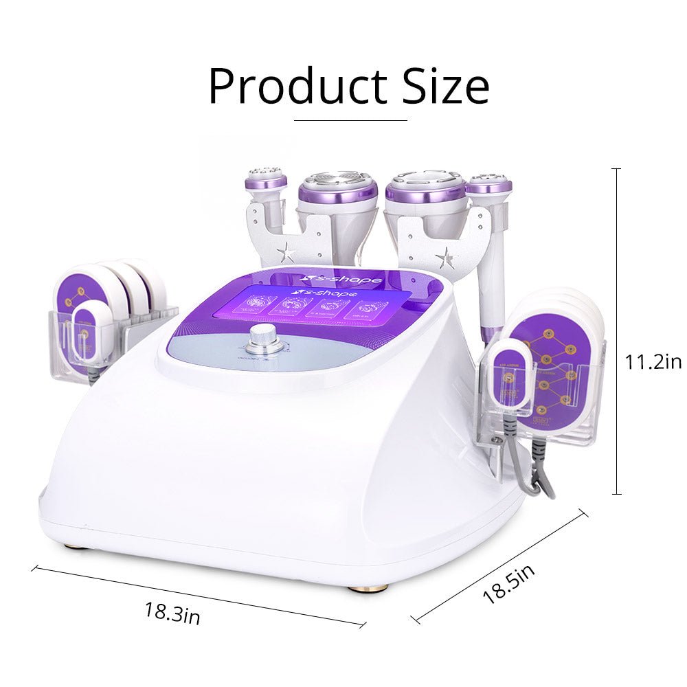 Shape Tactics S-Shape 30K Cavitation 5MHz RF EMS Electroporation & LED Laser Lipo System