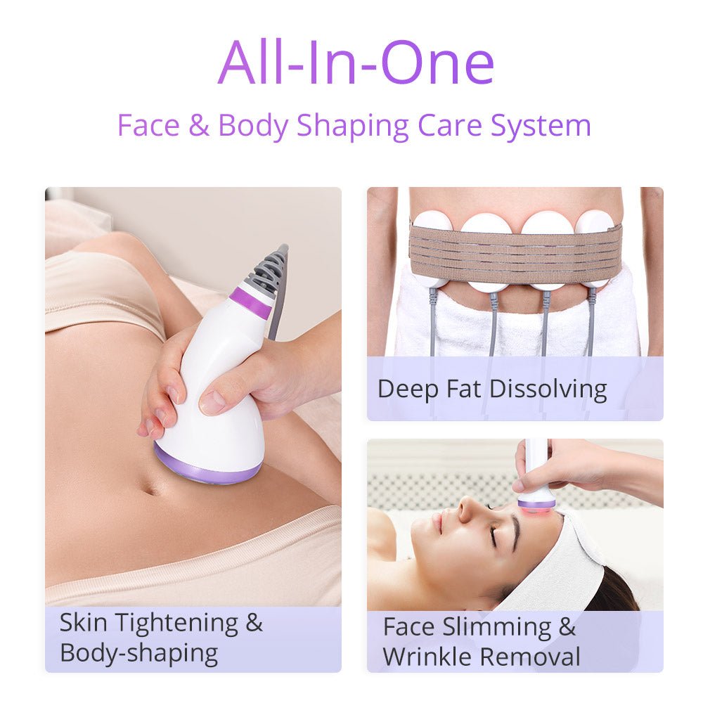 Shape Tactics S-Shape 30K Cavitation 5MHz RF EMS Electroporation & LED Laser Lipo System